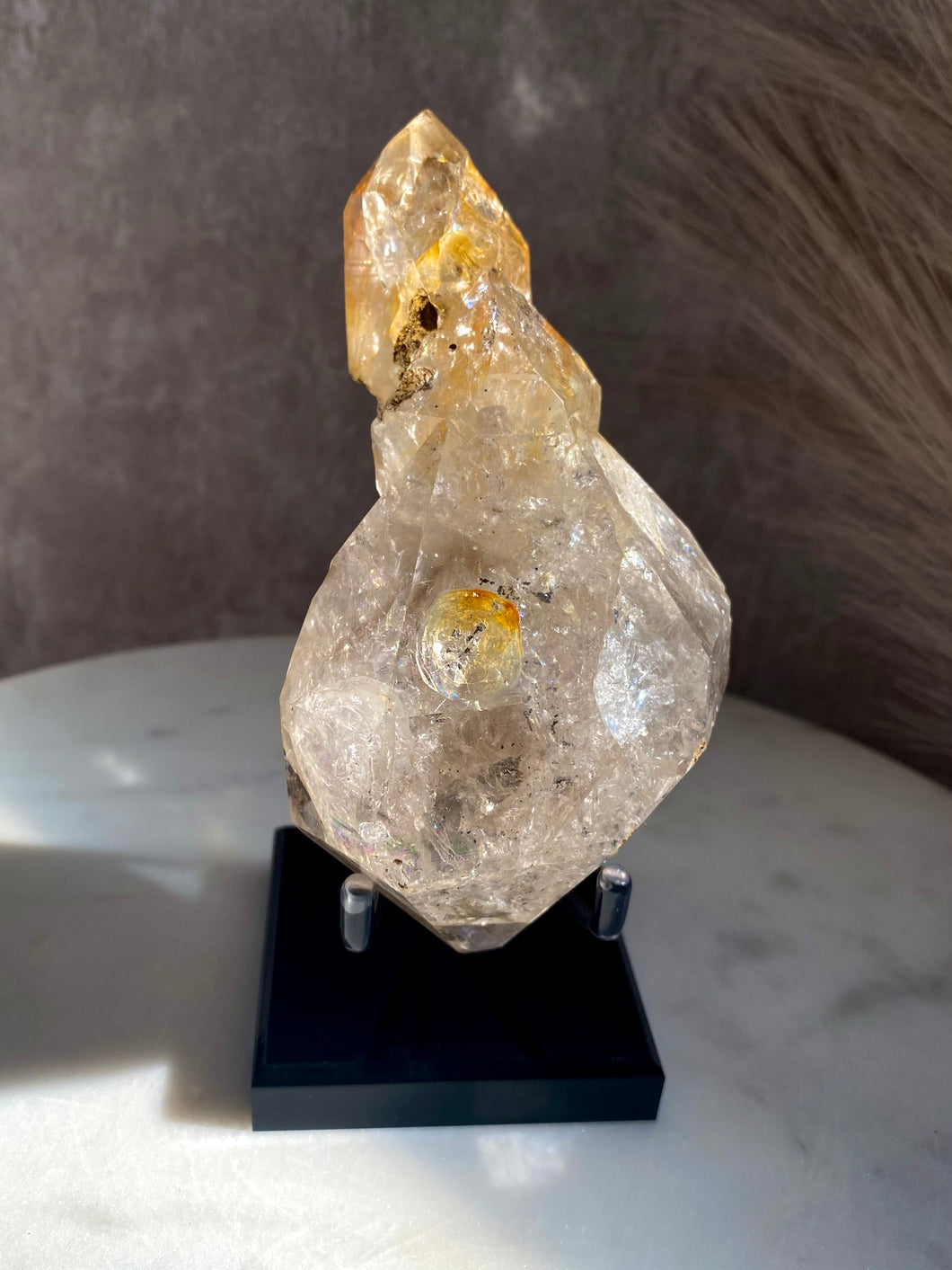 ‘Golden Healer’ Herkimer Diamond (Large) J