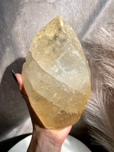 Load image into Gallery viewer, Yellow Diamond Calcite, Double Terminated (XL)
