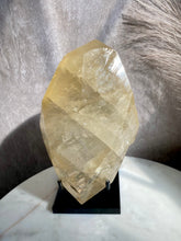 Load image into Gallery viewer, Yellow Diamond Calcite, Double Terminated (XL)
