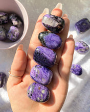 Load image into Gallery viewer, Charoite Pocket Stone
