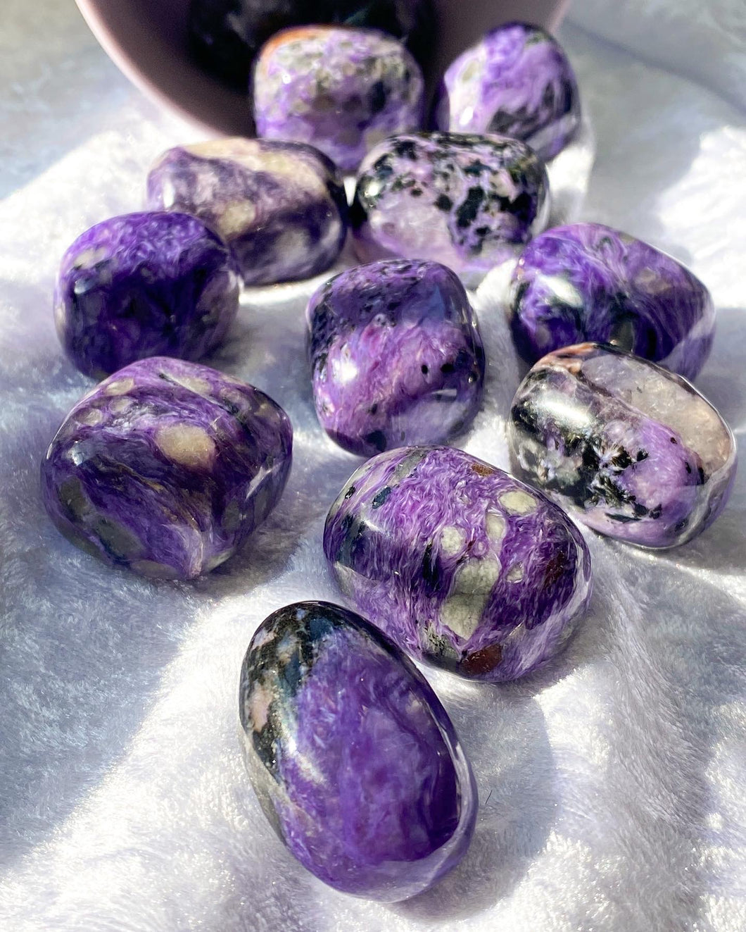 Charoite Pocket Stone