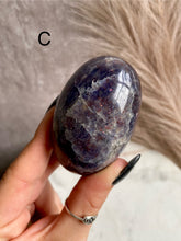 Load image into Gallery viewer, Iolite and Sunstone Shivas (large-extra large)
