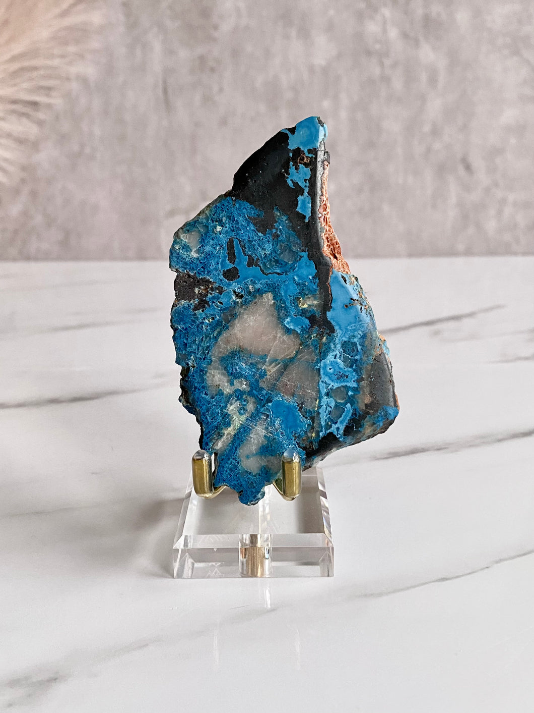 Rare Shattuckite Slab