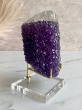 Load image into Gallery viewer, Amethyst over Calcite (L)
