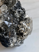 Load image into Gallery viewer, Interference Quartz on Specular Hematite (C)
