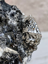 Load image into Gallery viewer, Interference Quartz on Specular Hematite (C)
