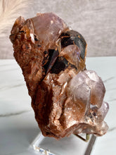 Load image into Gallery viewer, purple calcite crystals, red calcite, chocolate calcite, side
