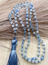 Load image into Gallery viewer, Traditional 108 Bead Mala - Aqua (Handmade)
