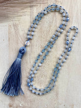 Load image into Gallery viewer, Traditional 108 Bead Mala - Aqua (Handmade)
