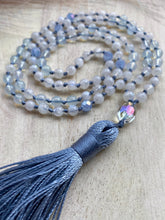 Load image into Gallery viewer, Traditional 108 Bead Mala - Aqua (Handmade)
