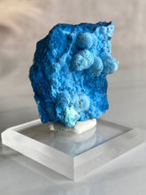 Load image into Gallery viewer, shattuckite, blue shattuckite crystal, shattuckite and chrysocolla, side details
