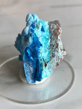 Load image into Gallery viewer, shattuckite, blue shattuckite crystal, shattuckite and chrysocolla, side detail
