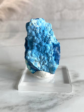 Load image into Gallery viewer, shattuckite, blue shattuckite crystal, shattuckite and chrysocolla, front
