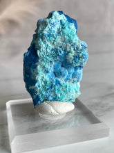 Load image into Gallery viewer, shattuckite, blue shattuckite crystal, shattuckite and chrysocolla, back details
