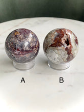 Load image into Gallery viewer, Mexican Red Lace Agate Spheres (A-H)
