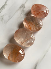 Load image into Gallery viewer, Natural, High Quality Fire Quartz Palm Stones
