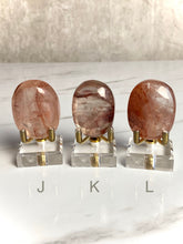 Load image into Gallery viewer, Natural, High Quality Fire Quartz Palm Stones
