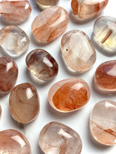 Load image into Gallery viewer, Natural, High Quality Fire Quartz Palm Stones
