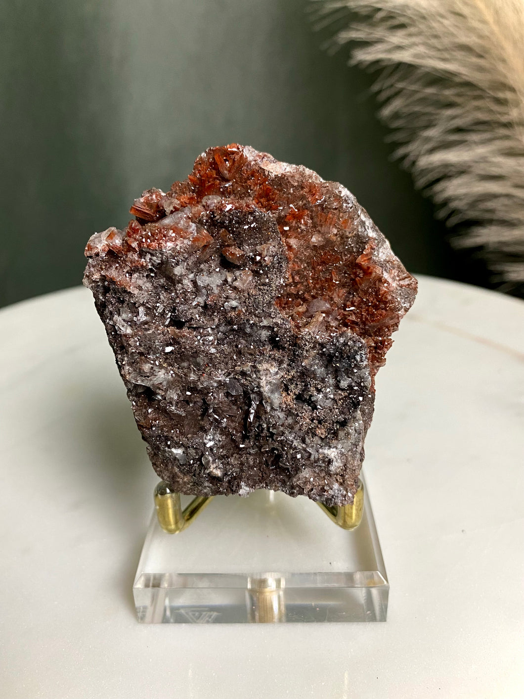 Red Hemimorphite Specimen (d)