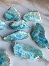 Load image into Gallery viewer, Semi-polished Larimar
