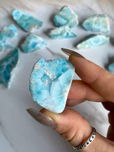 Load image into Gallery viewer, Semi-polished Larimar
