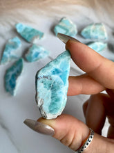 Load image into Gallery viewer, Semi-polished Larimar
