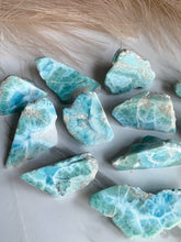 Load image into Gallery viewer, Semi-polished Larimar
