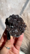 Load and play video in Gallery viewer, Andradite Garnet with Druzy Quartz B (Honduras)
