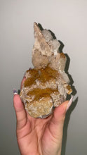 Load and play video in Gallery viewer, Orange Quartz with Sugar Calcite R (Rare New Find)
